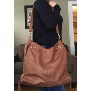 Gorgeous Large Brown Leather Steve Madden Tote